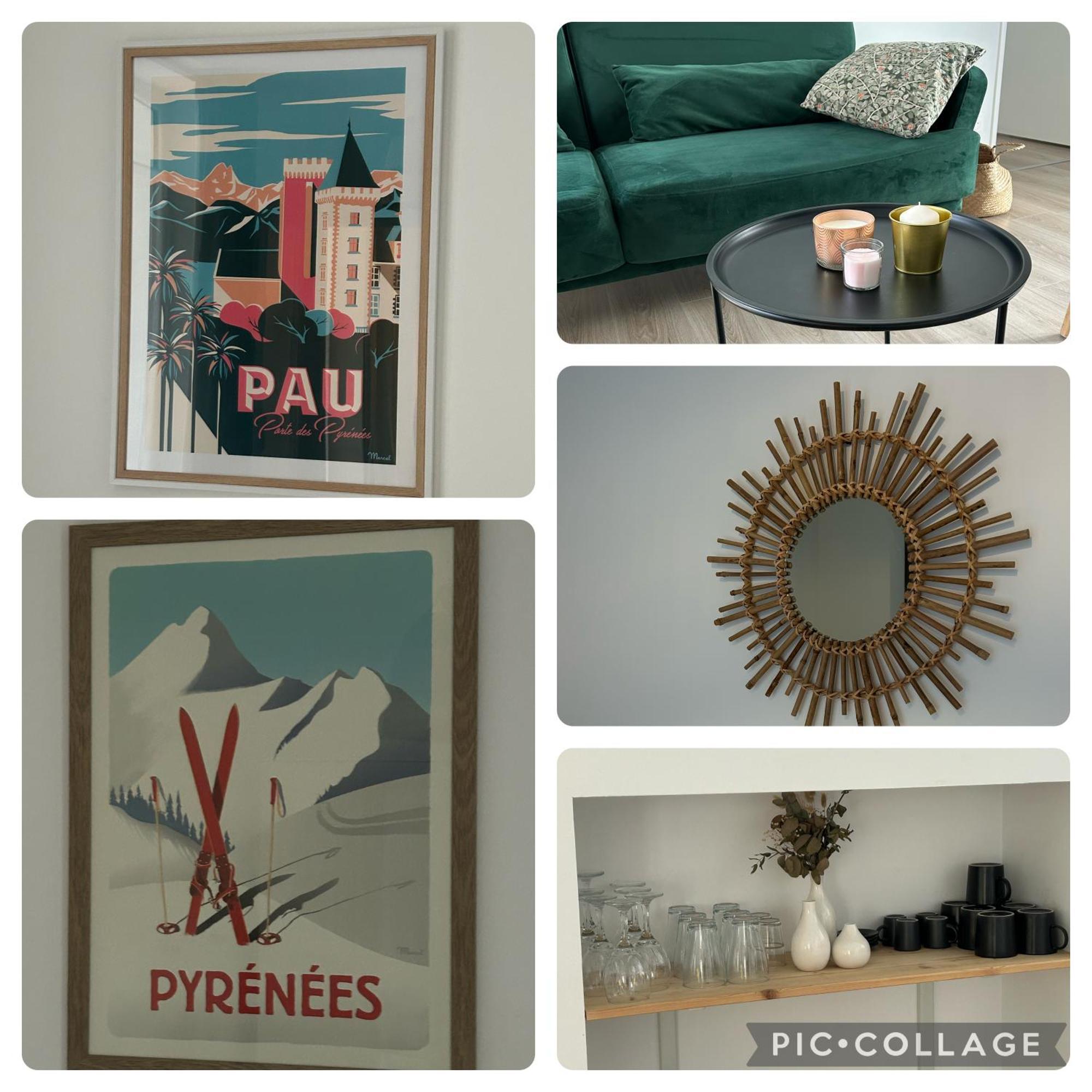 La Terrasse : Appartement Chic 2 Chambres Au Coeur De ポー エクステリア 写真